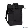 Notebook hátizsák, 15,6", rolltop, 25L, RIVACASE "5321 Dijon", fekete