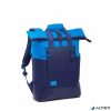 Notebook hátizsák, 15,6", rolltop, 25L, RIVACASE "5321 Dijon", kék
