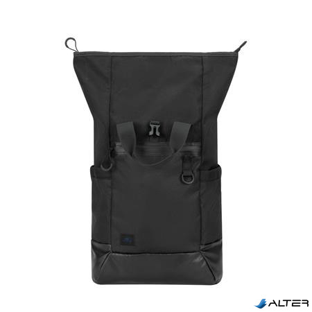 Notebook hátizsák, 15,6", rolltop, 25L, RIVACASE "5321 Dijon", fekete