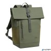 Notebook hátizsák, 14', 17L, rolltop, RIVACASE 'Eden ECO 7826', olivazöld
