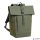 Notebook hátizsák, 14', 17L, rolltop, RIVACASE 'Eden ECO 7826', olivazöld