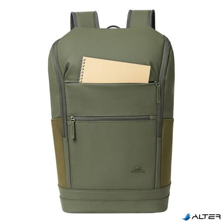 Notebook hátizsák, 15,6', 20L, RIVACASE 'Eden ECO 7856', olivazöld