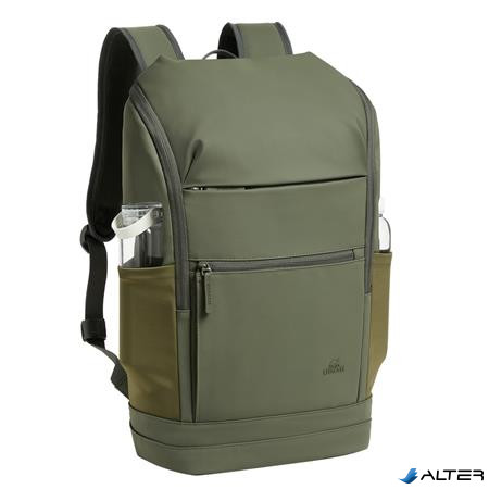 Notebook hátizsák, 15,6', 20L, RIVACASE 'Eden ECO 7856', olivazöld