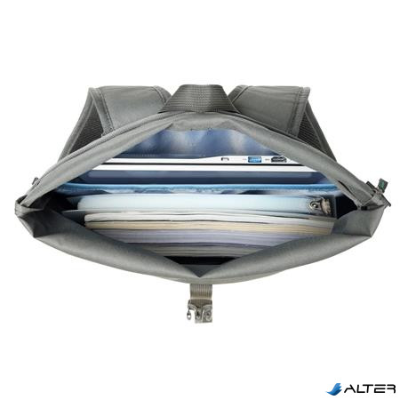 Notebook hátizsák, 15,6', rolltop, 15L, RIVACASE 'Gremio ECO 5567', szürke