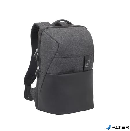 Notebook hátizsák, 15,6", MacBook Pro és Ultrabook, RIVACASE "Lantau 8861", sötétszürke