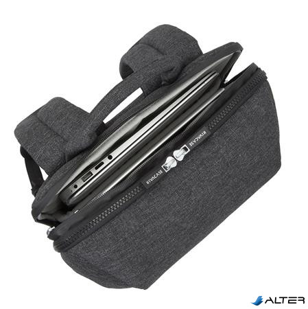 Notebook hátizsák, 15,6', MacBook Pro és Ultrabook, RIVACASE 'Lantau 8861', sötétszürke