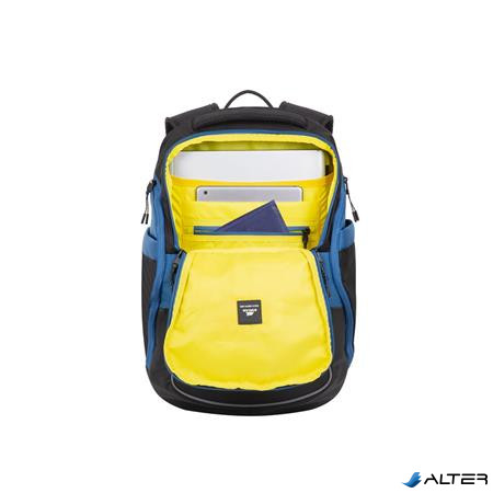 Notebook hátizsák, 15,6', 20L, RIVACASE '5225 Mercantour', fekete-kék