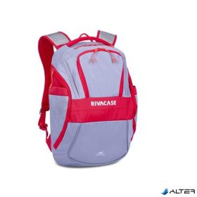   Notebook hátizsák, 15,6", 20L, RIVACASE "5225 Mercantour", szürke-piros