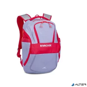   Notebook hátizsák, 15,6", 20L, RIVACASE "5225 Mercantour", szürke-piros