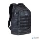 Notebook hátizsák, 15,6", 28L, RIVACASE "7631 Sherwood Navy Camo", fekete-terepminta