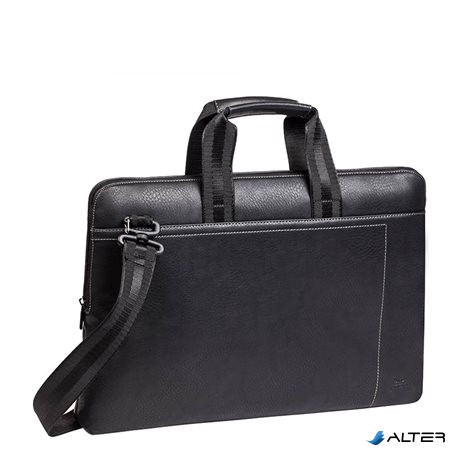 Notebook táska, slim, 15,6", RIVACASE "Orly 8930" fekete