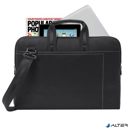 Notebook táska, slim, 15,6', RIVACASE 'Orly 8930' fekete