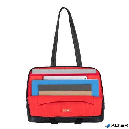 Notebook táska, női, 14', RIVACASE 'Orly 8992', fekete