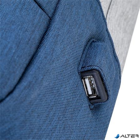 Notebook hátizsák, 15,6", RIVACASE "Prater 7562", szürke-kék