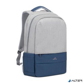   Notebook hátizsák, 17,3", RIVACASE "Prater 7567", szürke-kék