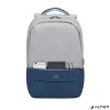 Notebook hátizsák, 17,3", RIVACASE "Prater 7567", szürke-kék