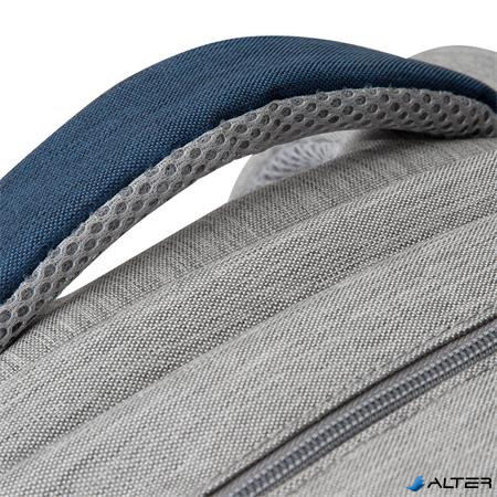 Notebook hátizsák, 17,3", RIVACASE "Prater 7567", szürke-kék