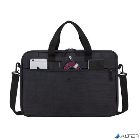 Notebook táska, 15,6", vezeték nélküli egérrel, RIVACASE "Regent 8038", fekete