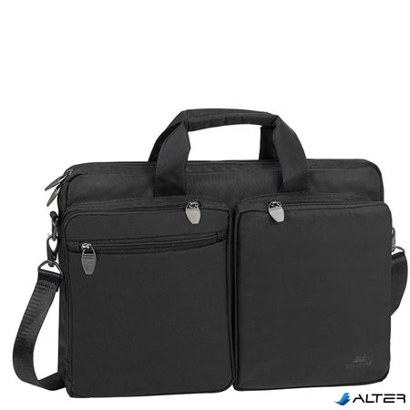 Notebook táska, 16", RIVACASE "Tiergarten 8530", fekete