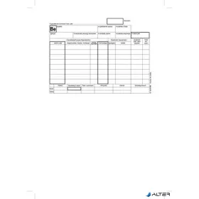   Nyomtatvány, készletbevételezési bizonylat, 25x4, A5, VICTORIA PAPER "B.12-111", 10 tömb/csomag
