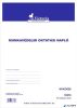 Nyomtatvány, munkavédelmi oktatási napló, 40 oldal, A4, VICTORIA PAPER, 10 tömb/csomag