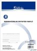 Nyomtatvány, munkavédelmi oktatási napló, 40 oldal, A4, VICTORIA PAPER, 10 tömb/csomag
