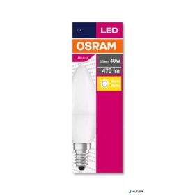   LED izzó, E14, gyertya, B35, 5,7W, 470lm, 2700K (MF), OSRAM 'Value'
