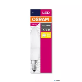   LED izzó, E14, gyertya, B35, 5,7W, 470lm, 2700K (MF), OSRAM "Value"
