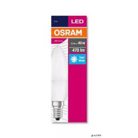   LED izzó, E14, gyertya, B35, 5,7W, 470lm, 4000K (HF), OSRAM 'Value'
