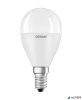 LED izzó, E14, kisgömb, P48, 8W, 806lm, 2700K (MF), OSRAM "Value"