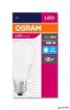 LED izzó, E27, gömb, A60, 8,5W, 806lm, 4000K (HF), OSRAM "Value"