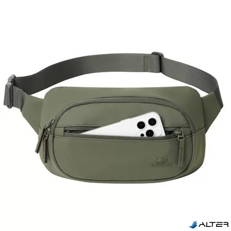 Övtáska, M, RIVACASE 'Eden ECO 7812', olivazöld