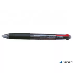   Golyóstoll, 0,25 mm, nyomógombos, fekete tolltest, PILOT 'Feed GP4', négyszínű