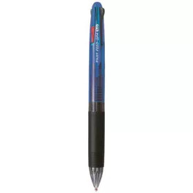   Golyóstoll, 0,25 mm, nyomógombos, négyszínű, PILOT "Feed GP4", kék test