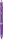 Golyóstoll, 0,25 mm, nyomógombos, PILOT 'Acroball', lila