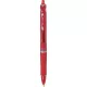 Golyóstoll, 0,25 mm, nyomógombos, PILOT "Acroball", piros