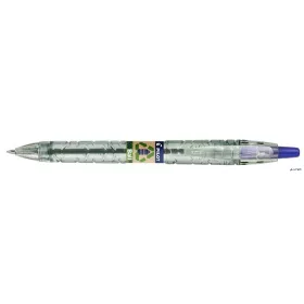   Golyóstoll, 0,27 mm, nyomógombos, PILOT "B2P EcoBall", kék