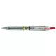 Golyóstoll, 0,27 mm, nyomógombos, PILOT "B2P EcoBall", piros