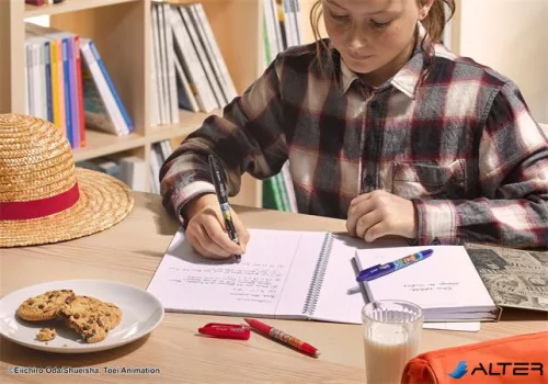 Rollertoll készlet, 0,35 mm, nyomógombos, PILOT "Frixion Ball"/"Frixion Ball Plus", 3különböző szín+One Piece matrica