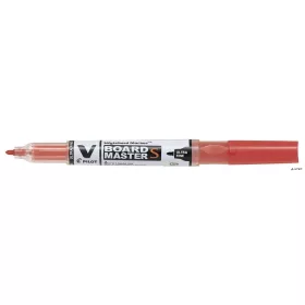  Táblamarker, 0,8 mm, UF, kúpos, PILOT 'V-Board Master S', piros