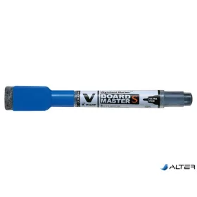   Táblamarker, törlőkupakkal, 0,8 mm, UF, kúpos, PILOT "V-Board Master S", kék