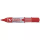 Táblamarker, 2,2-5,2 mm, vágott, PILOT 'V-Board Master', piros