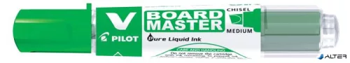 Táblamarker, 2,2-5,2 mm, vágott, PILOT "V-Board Master", zöld