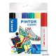 Dekormarker készlet, 1,4 mm, PILOT "Pintor M" 6 különböző klasszikus szín