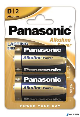 Elem, D góliát, 2 db, PANASONIC "Alkaline power"