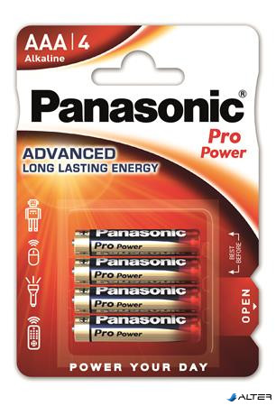Elem, AAA mikro, 4 db, PANASONIC "Pro power"