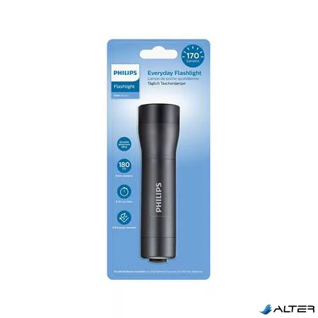 Elemlámpa, LED, 4xAAA, PHILIPS