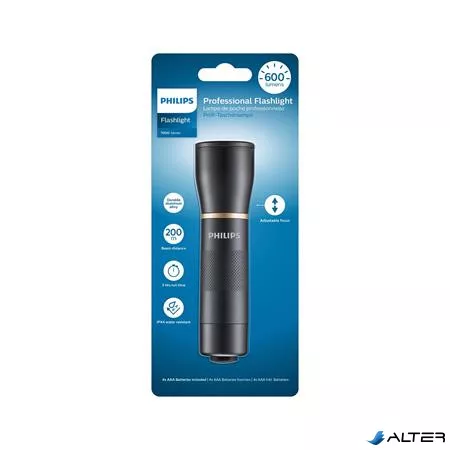 Elemlámpa, Pro LED, 4xAAA, PHILIPS