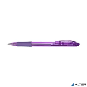   Golyóstoll, 0,35 mm, nyomógombos, PENTEL 'BK417', lila