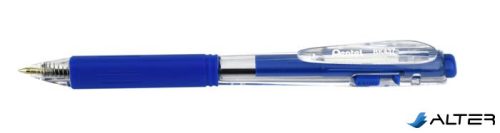 Golyóstoll, 0,35 mm, nyomógombos, PENTEL 'BK437', kék